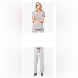 Figs Scrubs Women’s Set - Cement